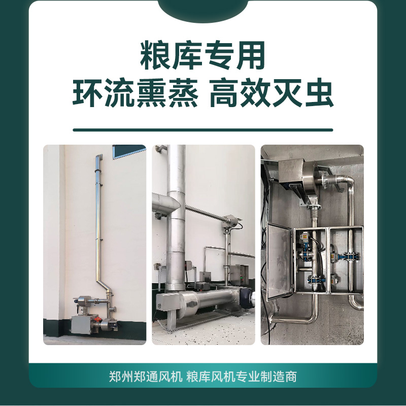 糧庫環(huán)流熏蒸風機產(chǎn)品特點